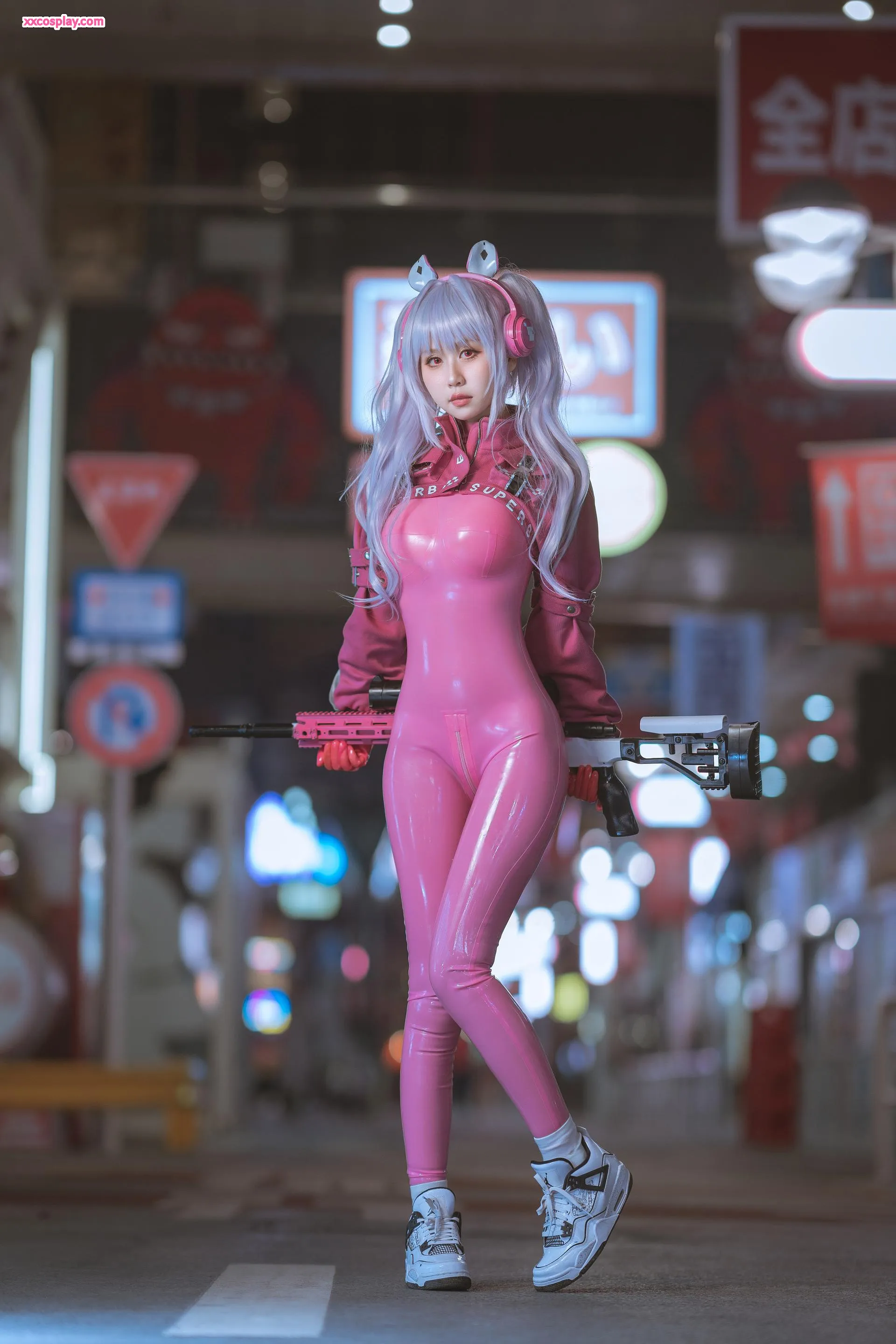 Mengya'er o0 - Alice (Blue Archive) Neon Cyberpunk